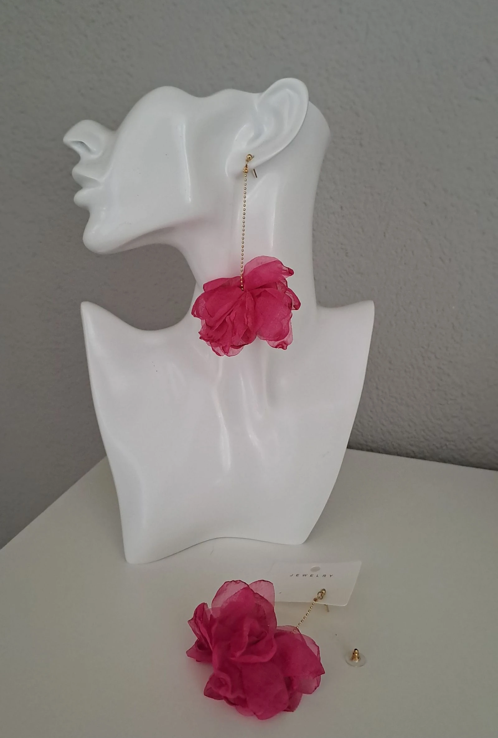 Pingentes de chiffon fuchsia – photo 2